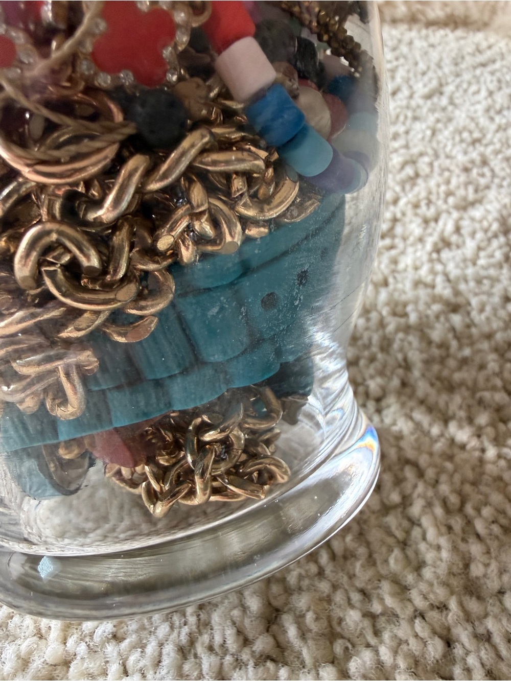 Estate Mystery Jewelry Jar Vintage Boho Gemstone Mixed Wearable Lot - Picture 9 of 15